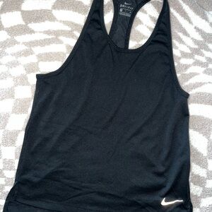 Nike Women's Black Dri-FIT Tank Top